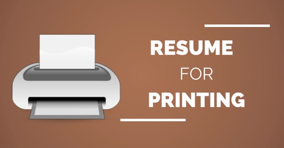 Printing resume on colored paper