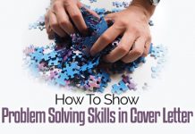 How to Show Problem Solving Skills in Cover Letter