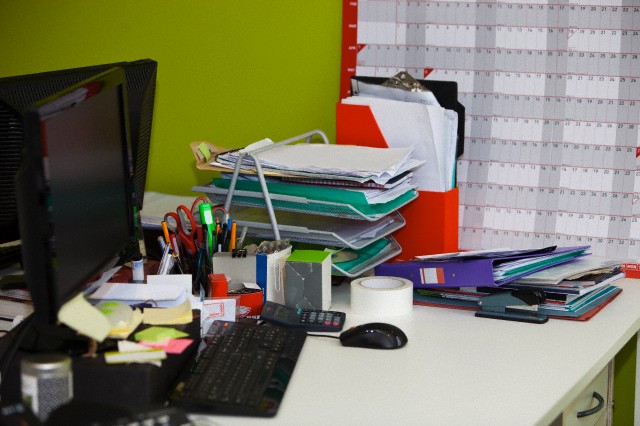 Clear the clutter at your work place