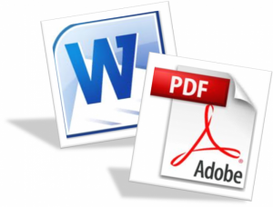 word or pdf