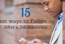 15 Best Ways to Follow Up After a Job Interview Follow up