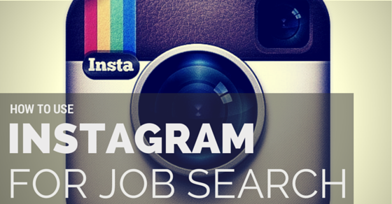 Instagram for job search