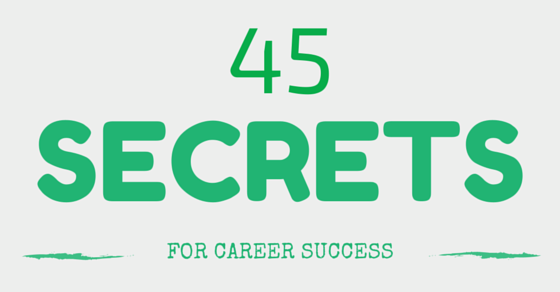 Secrects for career success