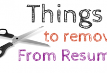 24 Things to remove from your Resume things to remove from your resume