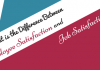 Difference between Employee satisfaction and Job satisfaction Employee satisfaction and Job Satisfaction