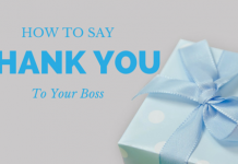 Best Ways on How to Say Thank You to your Boss thank you to boss