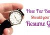 How far back should your Resume go on Work History How far back