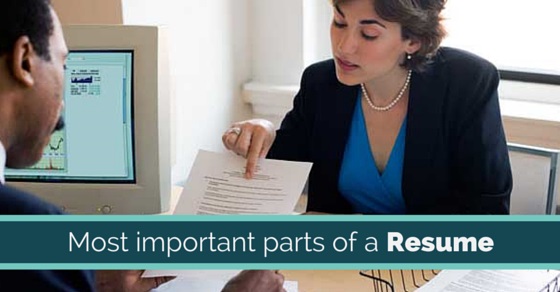 What Is The Most Important Or Main Parts Of Your Resume