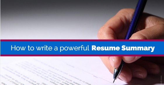 How To Write A Good Resume Summary That Grabs Attention Wisestep