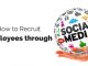 Social Recruiting: How to Recruit Employees using Social Media how to recruit through social media