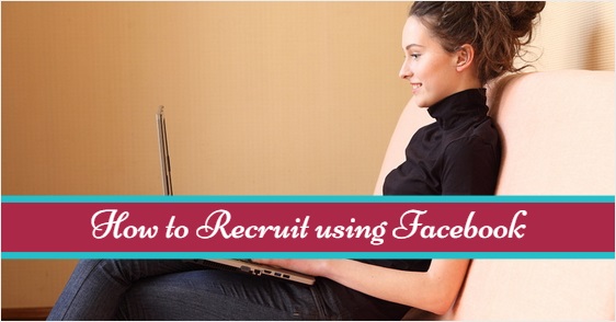 how to recruit using facebook
