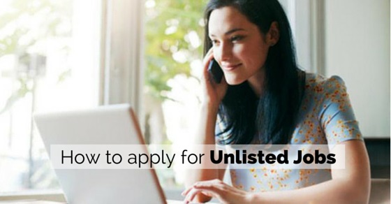 applying for unlisted jobs