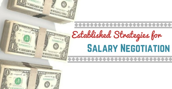 established strategies for salary negotiation