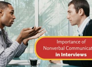 Importance of Nonverbal Communication in Job Interviews Importance of Nonverbal Communication