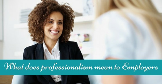 what does professionalism mean