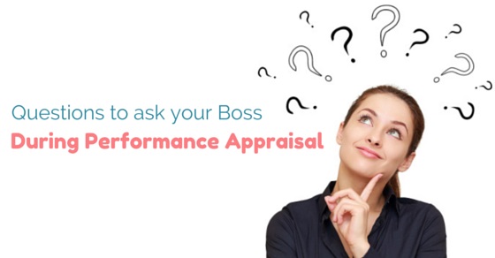 ask boss during performance appraisal