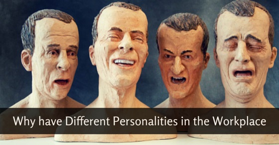have different personalities workplace