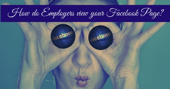 how employers view facebook page