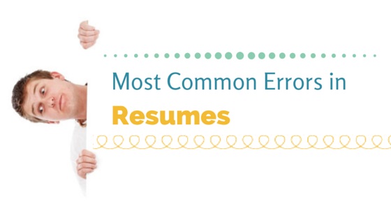 most common errors in resumes