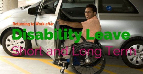 returning to work after disability leave