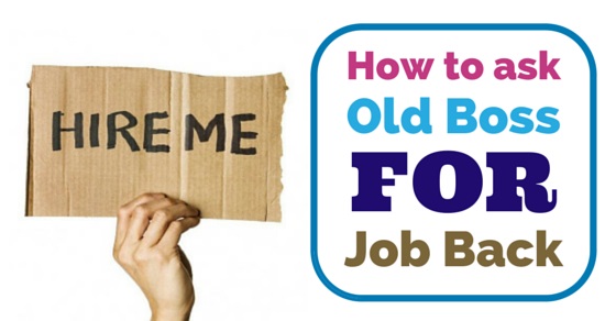 How to Old Boss for your Job 7 Tips - Wisestep