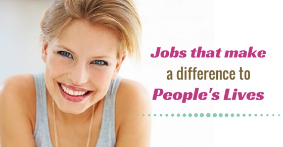 difference to people's lives jobs