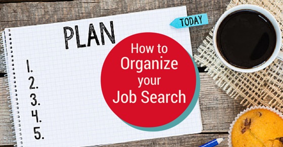 how organize job search