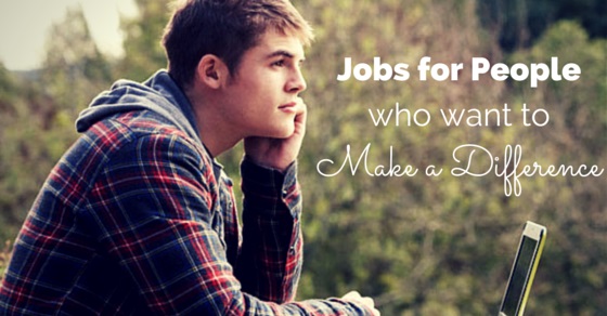 jobs for making difference