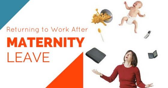 My top tips on returning to work after maternity leave