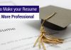 How To Make Your Resume Look Professional? make resume look professional