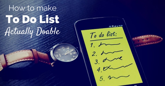 make to do list doable