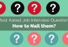 The Most asked Job Interview Questions – How to Nail them most asked interview questions