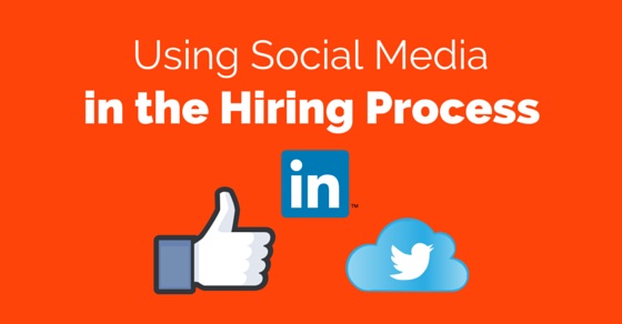 social media in hiring process