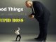 15 Amazingly Good Things to Learn from a Stupid Boss stupid boss
