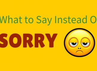 What to Say instead of Sorry? (Another Word for Sorry) what say instead sorry