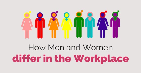 men women differ in workplace