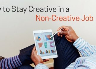 How to Stay Creative in a Non-Creative Job? creative in non-creative job