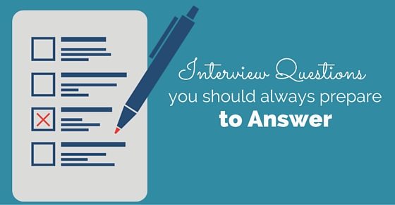interview questions prepare to answer