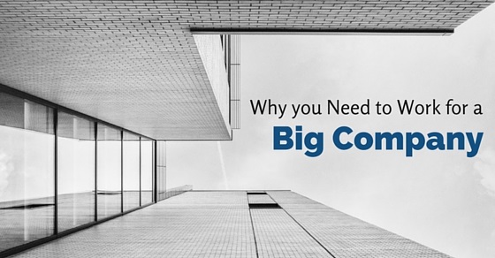 why work for big company