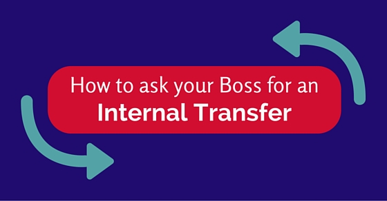 ask boss for internal transfer