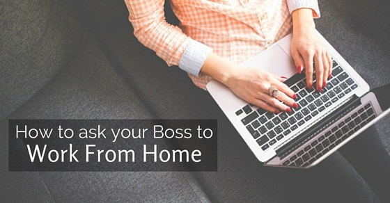 ask boss work from home