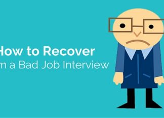 How to Recover from a Bad Job Interview? recover from bad job interview
