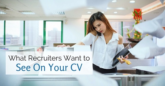 what recruiters want on cv