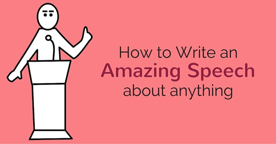 write speech about anything