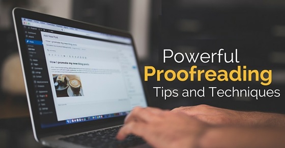 powerful proofreading tips techniques