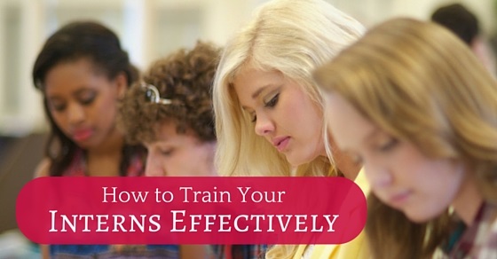train your interns effectively