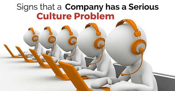 company culture problem signs