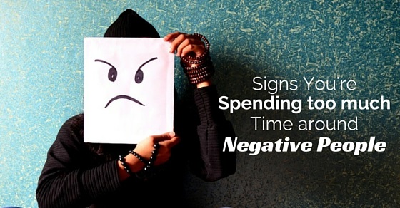 spending time around negative people