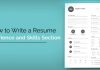 How to Write a Resume Skills and Experience Section? resume experience skills section