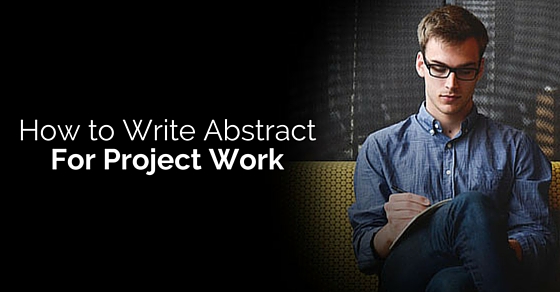 write abstract for project